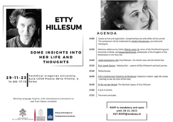 Etty Hillesum. SOME INSIGHTS INTO HER LIFE AND THOUGHTS